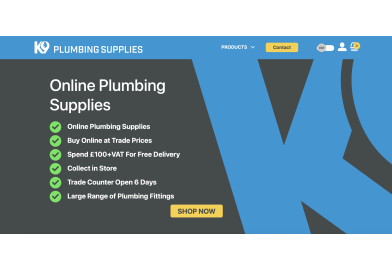 K9 Plumbing Supplies Now Online